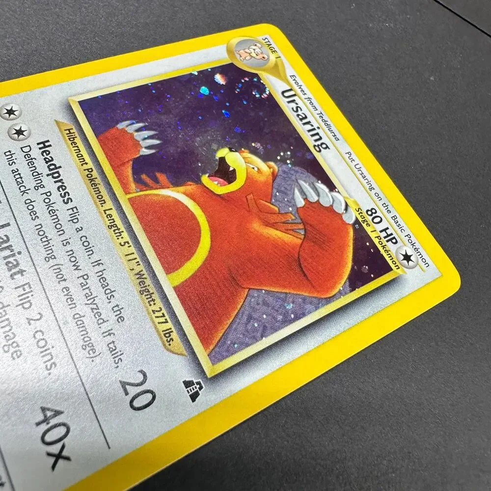 Pokemon TCG Ursaring Neo Discovery 15/75 Holo Rare Unlimited NM SWIRL